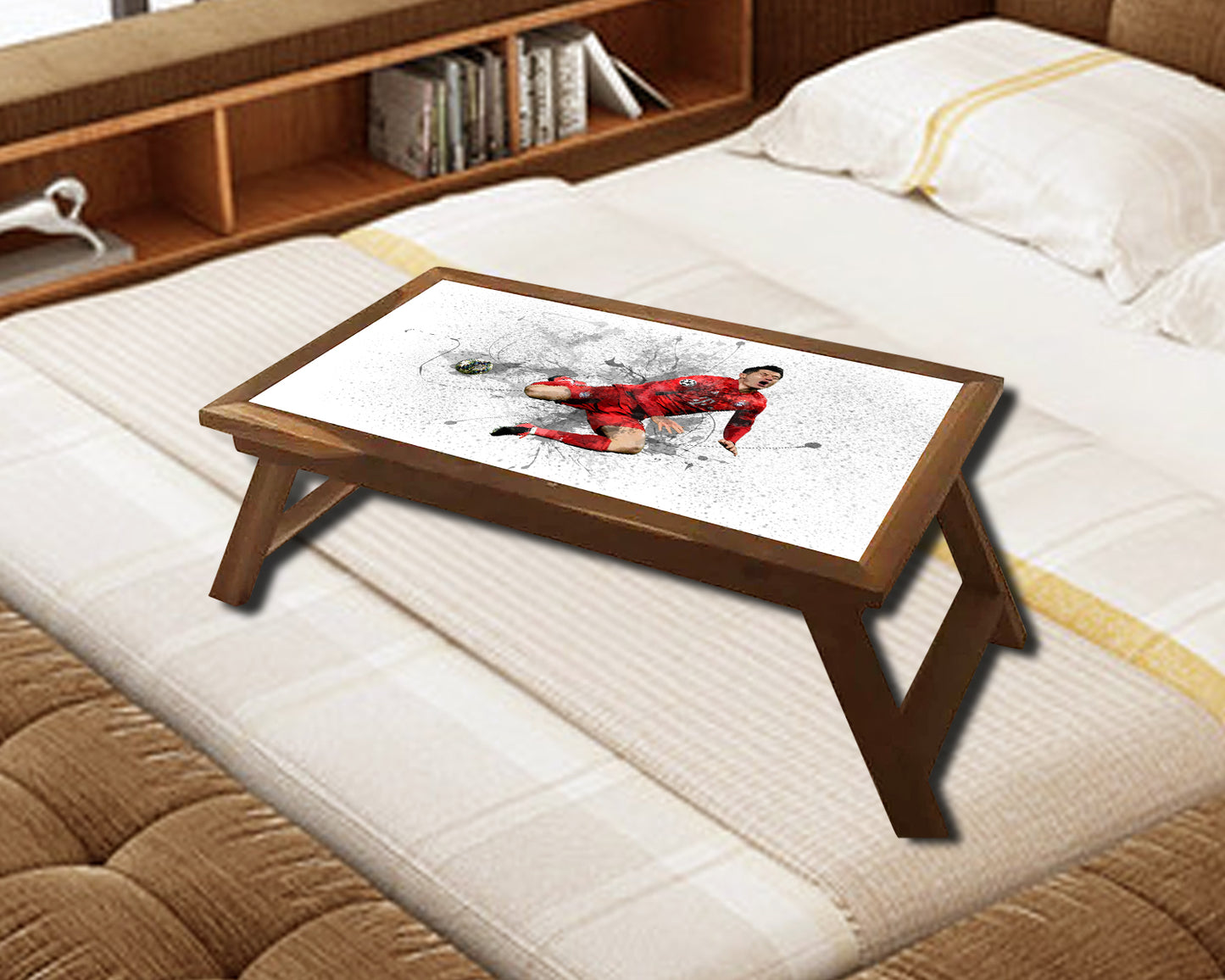 Robert Lewandowski Splash Effect Coffee and Laptop Table