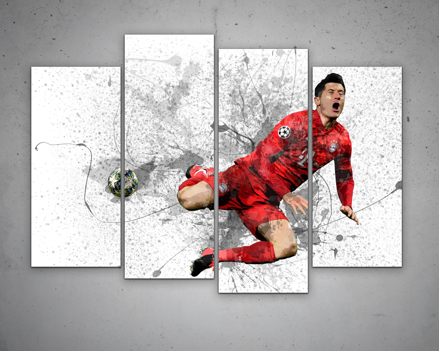 Robert Lewandowski Canvas Wall Art