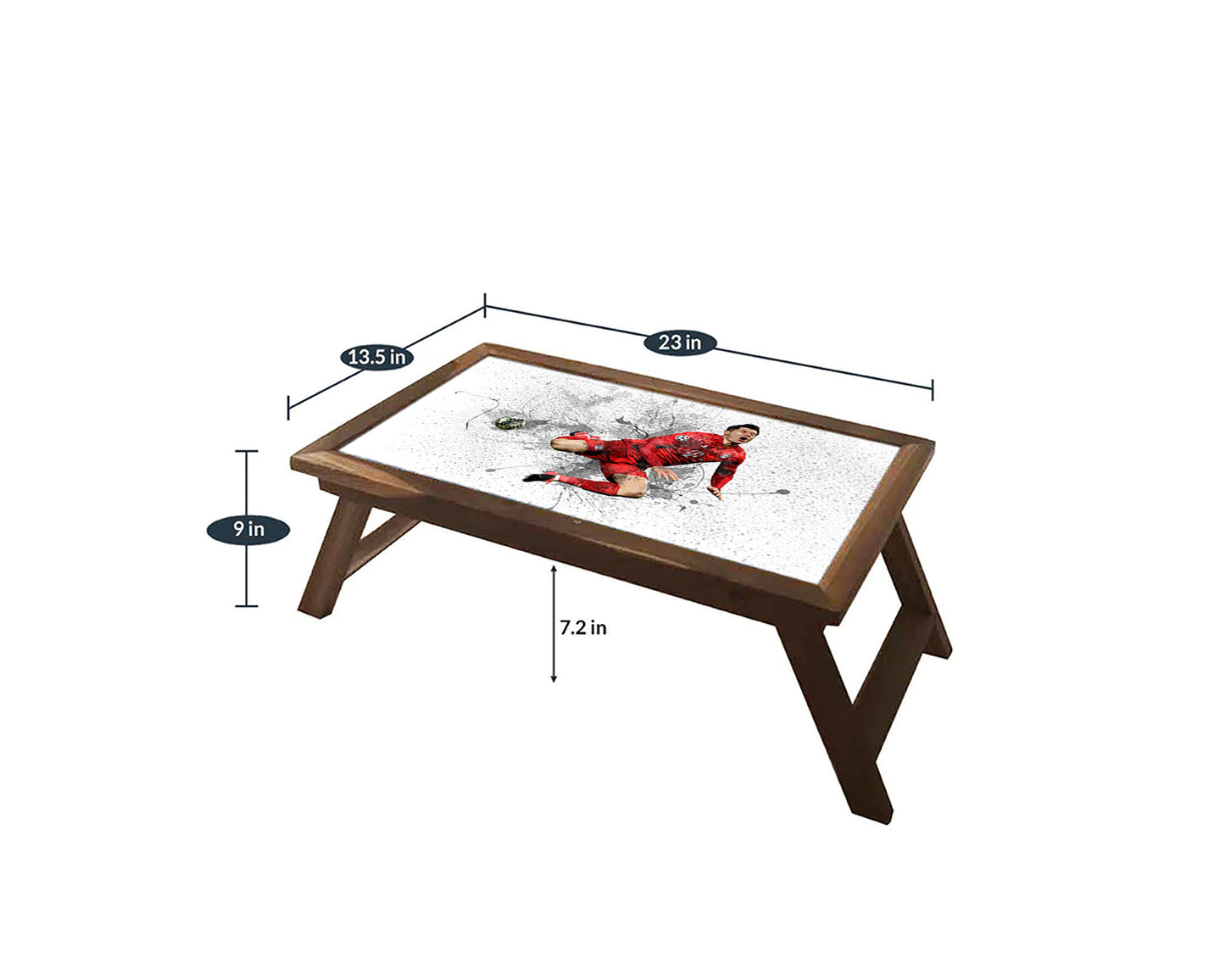 Robert Lewandowski Splash Effect Coffee and Laptop Table