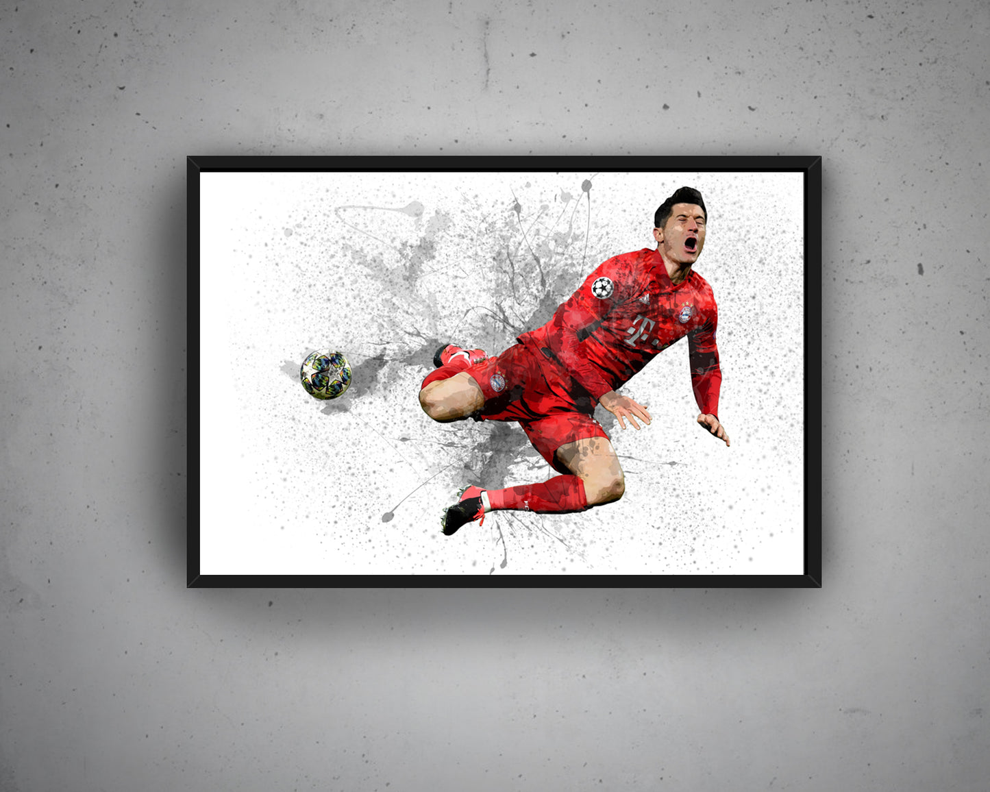 Robert Lewandowski Canvas Wall Art