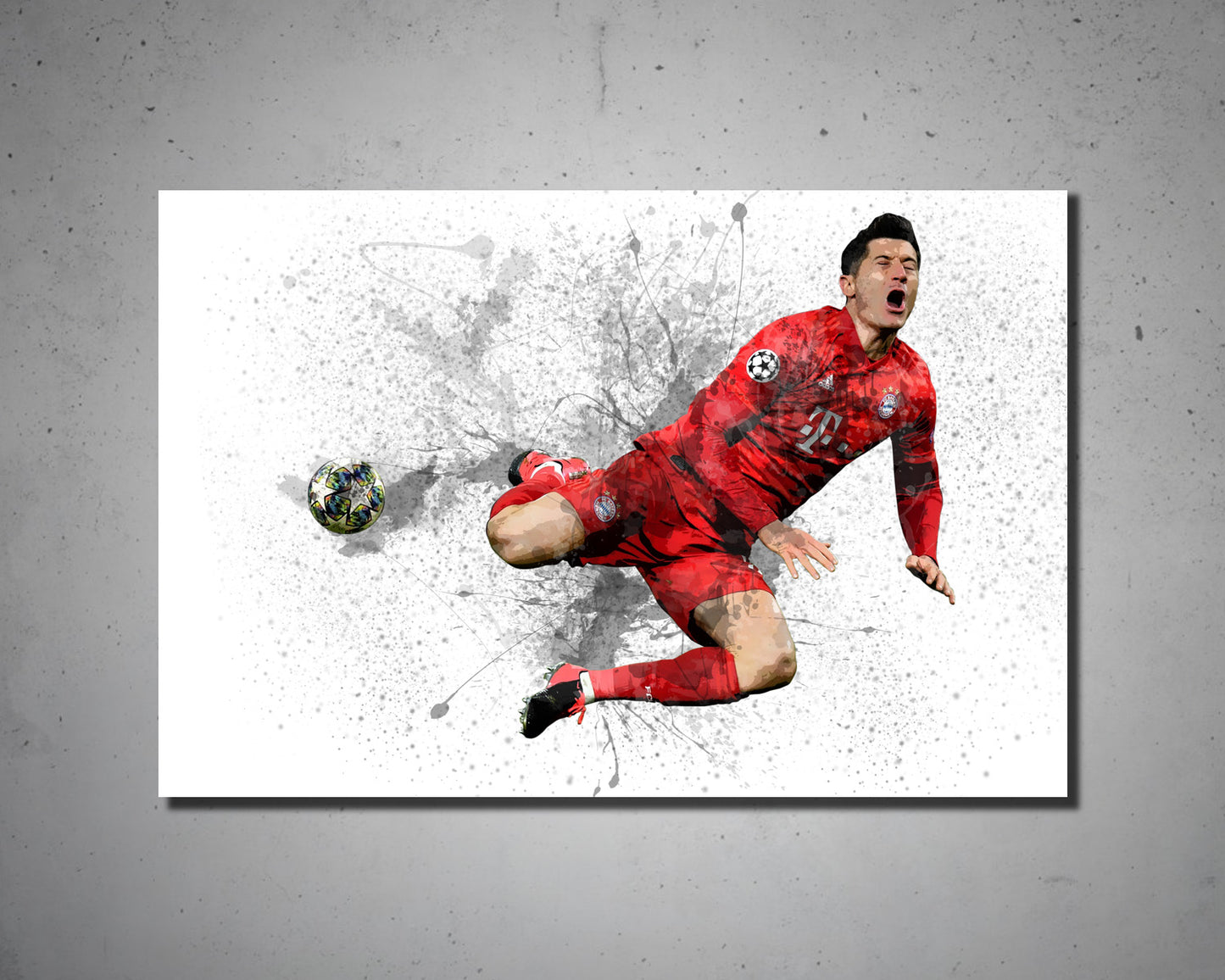 Robert Lewandowski Canvas Wall Art
