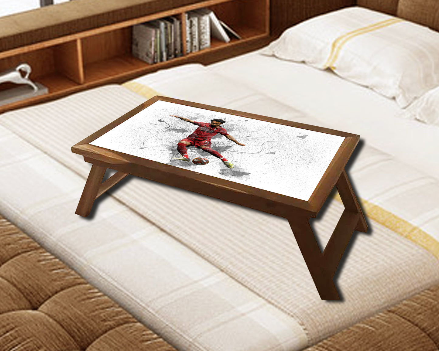 Mohamed Salah Splash Effect Coffee and Laptop Table