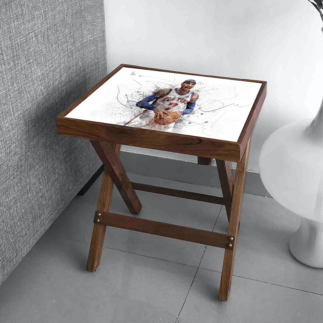 Carmelo Anthony Splash Effect Coffee and Laptop Table