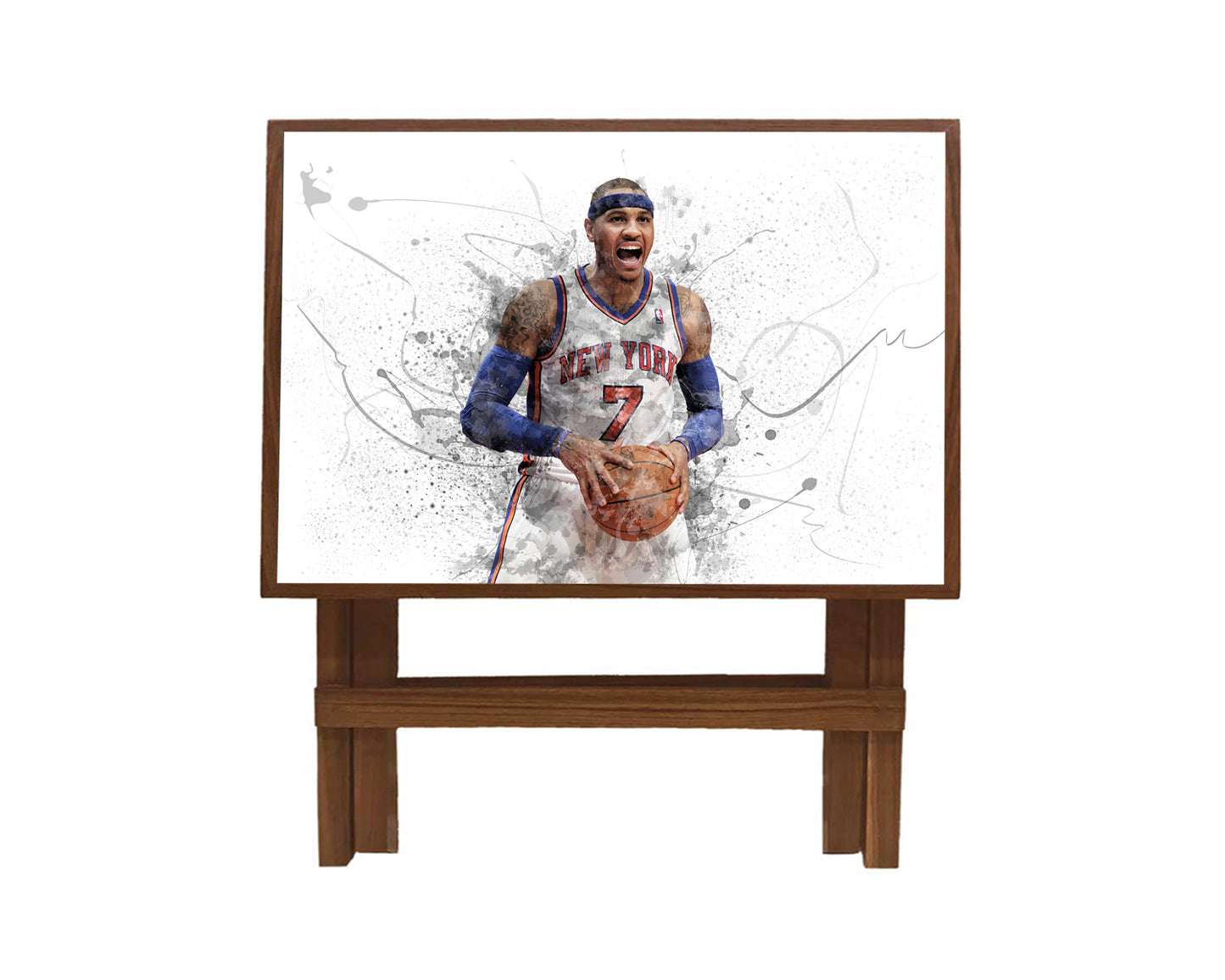 Carmelo Anthony Splash Effect Coffee and Laptop Table