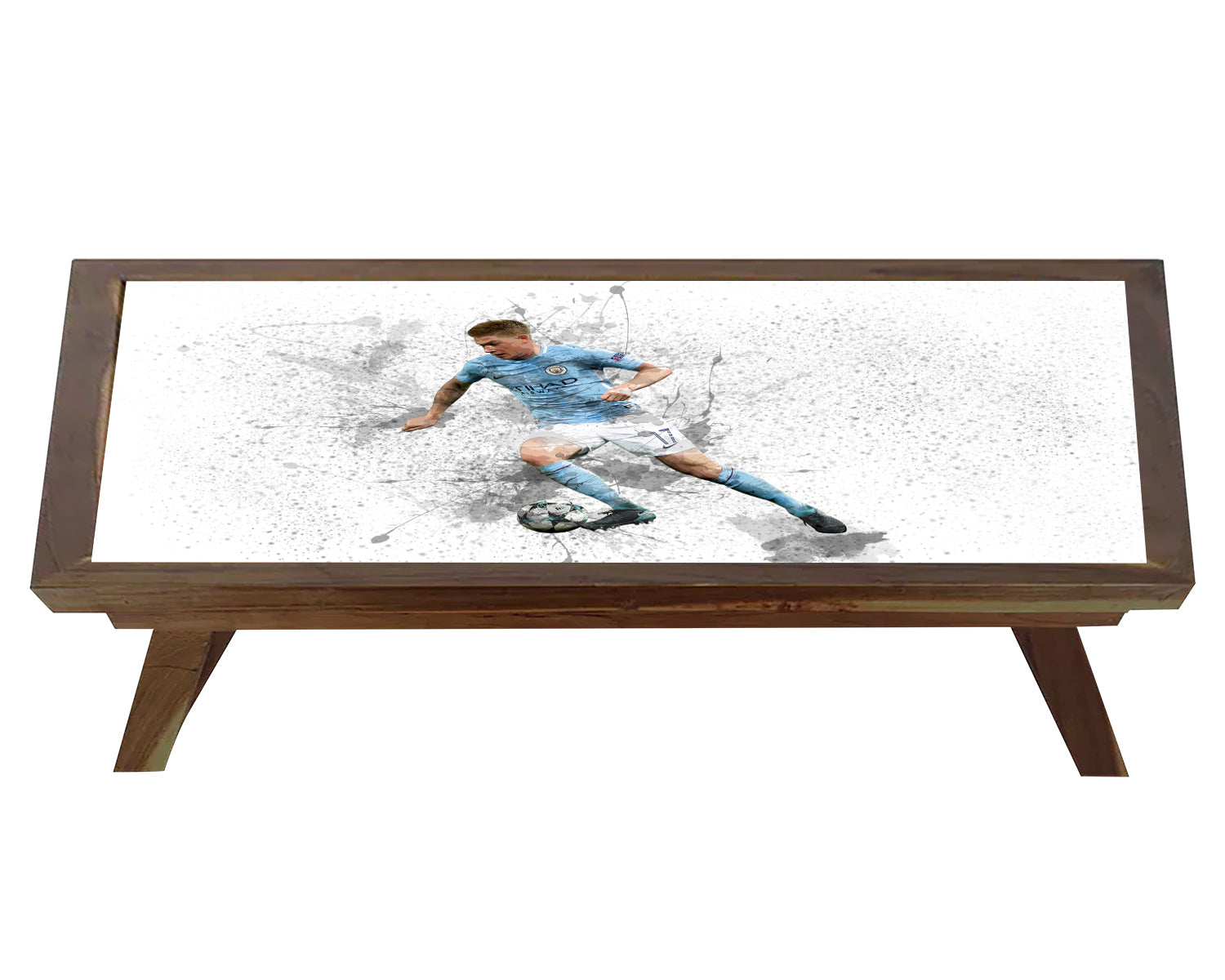 Kevin De Bruyne Splash Effect Coffee and Laptop Table
