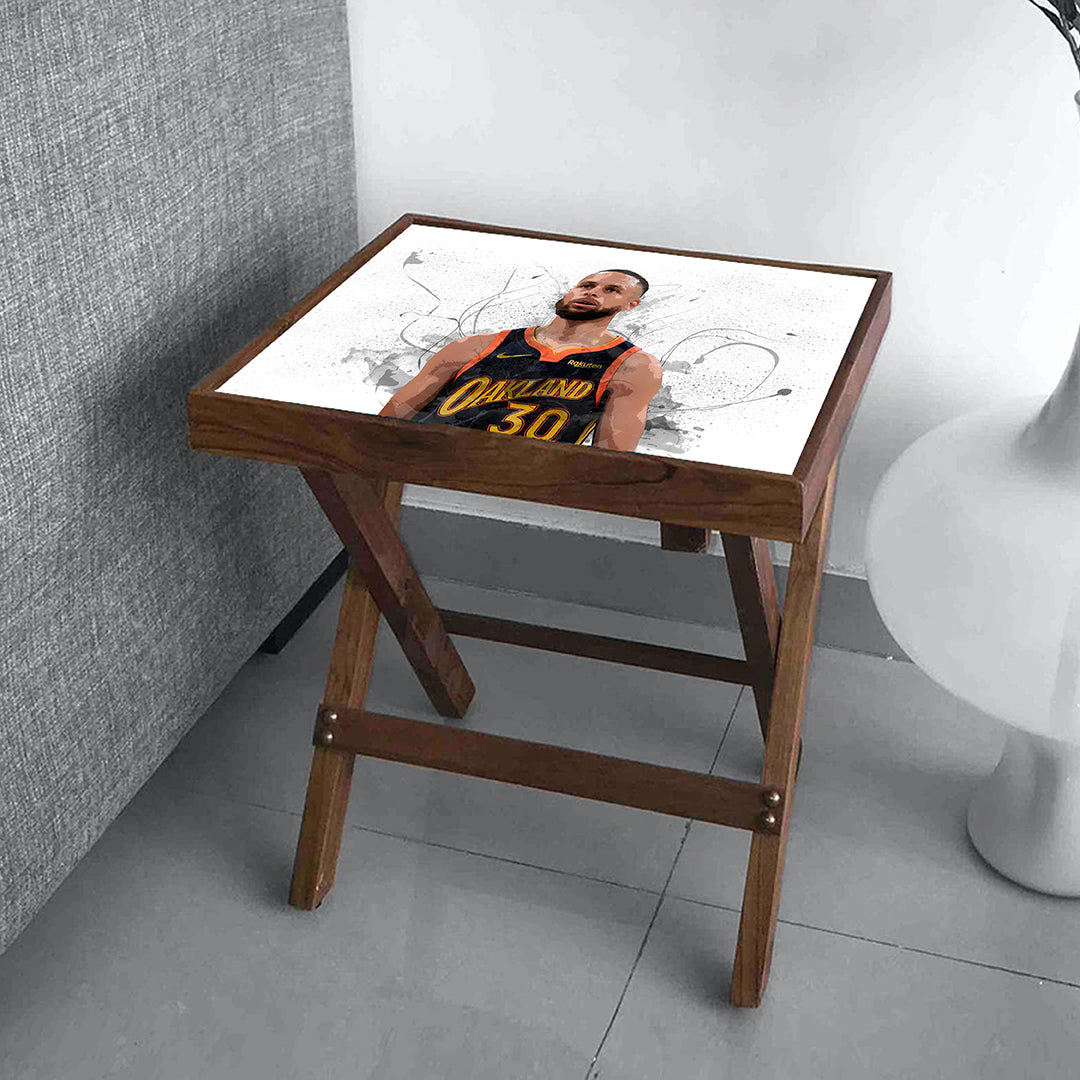 Stephen Curry Splash Effect Coffee and Laptop Table
