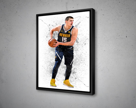 Nikola Jokic Canvas Wall Art