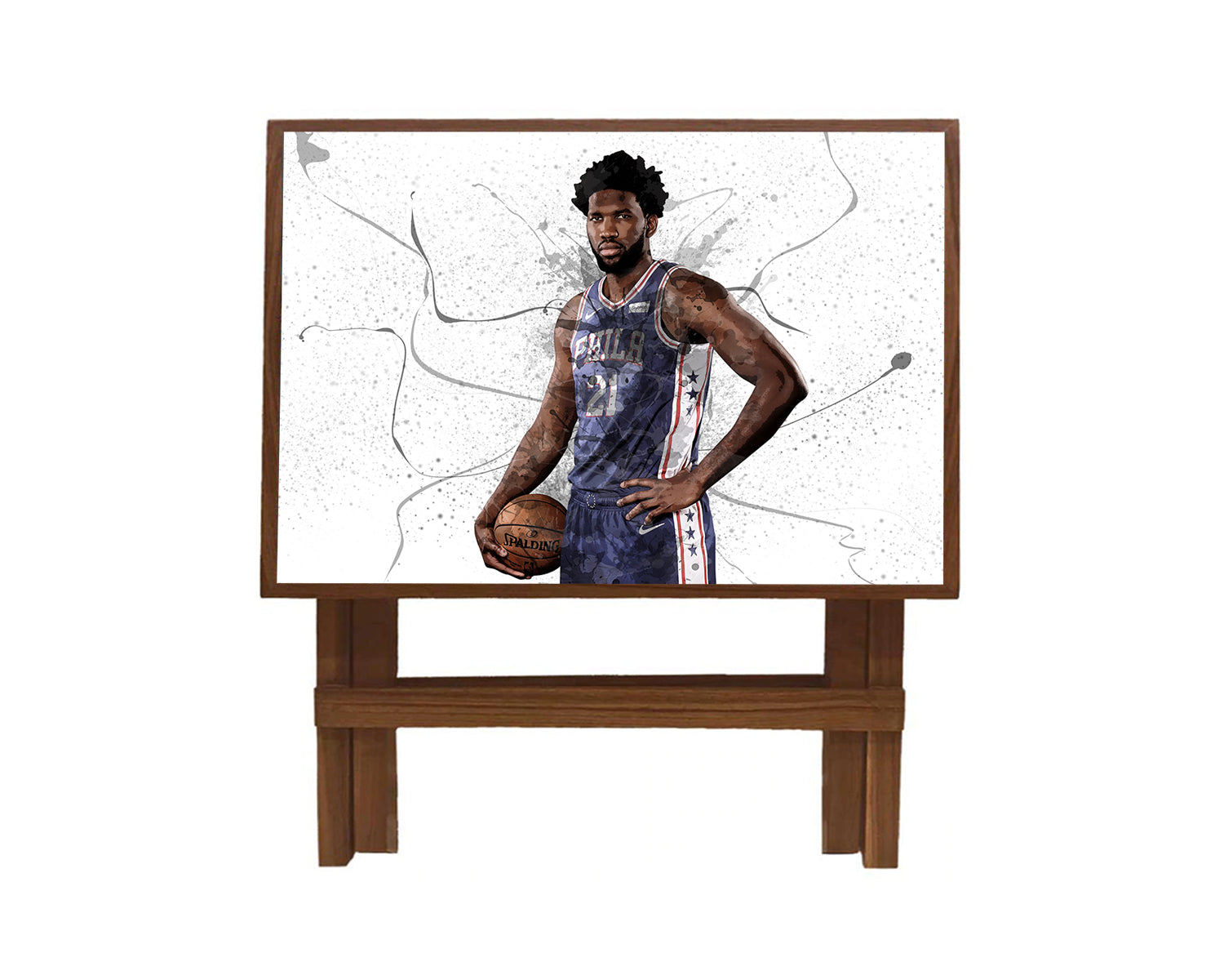 Joel Embiid Splash Effect Coffee and Laptop Table