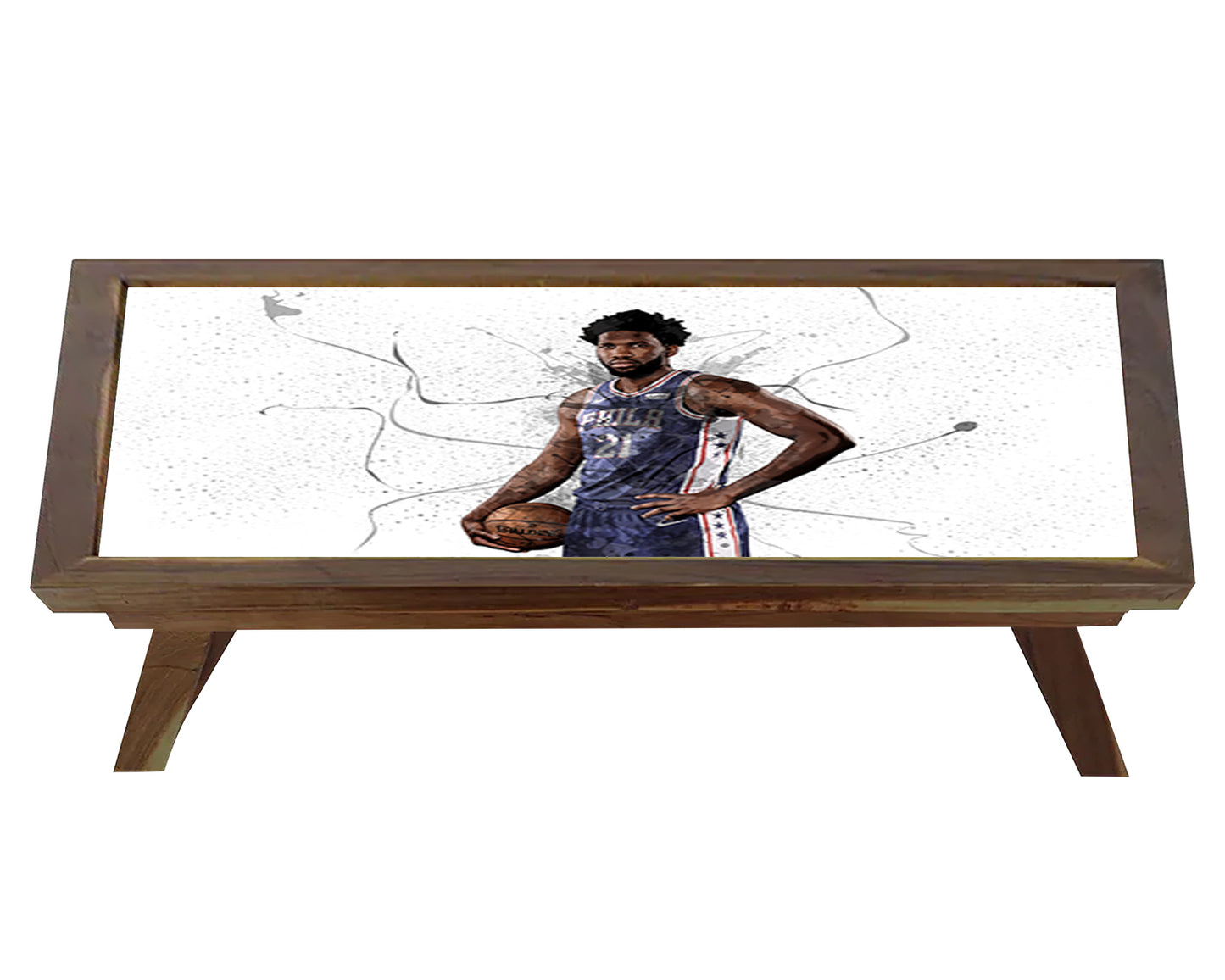 Joel Embiid Splash Effect Coffee and Laptop Table