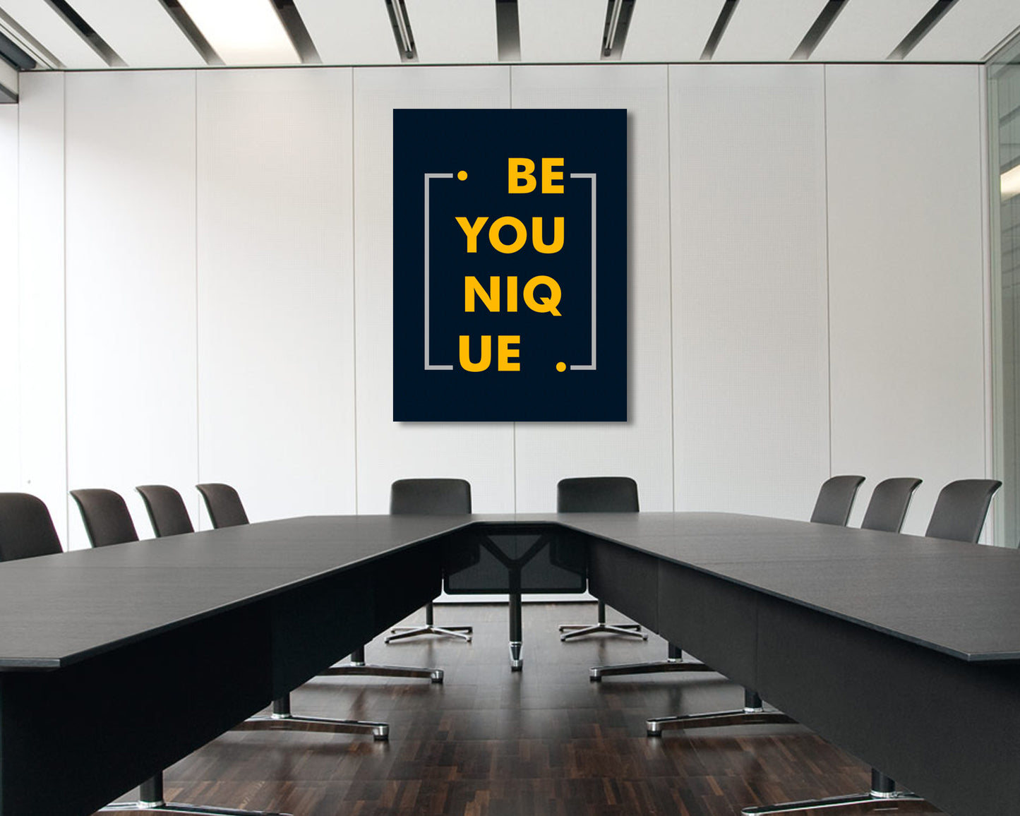 Be you niq ue Canvas Wall Art