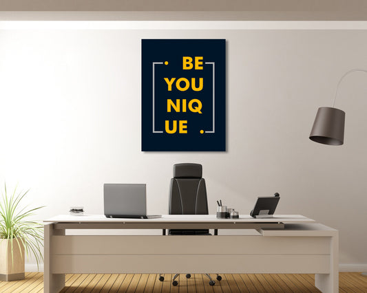 Be you niq ue Canvas Wall Art