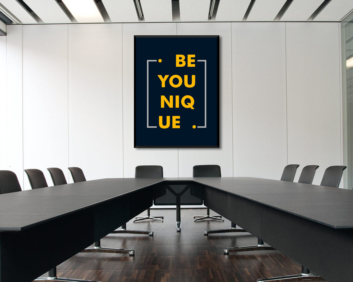 Be you niq ue Canvas Wall Art