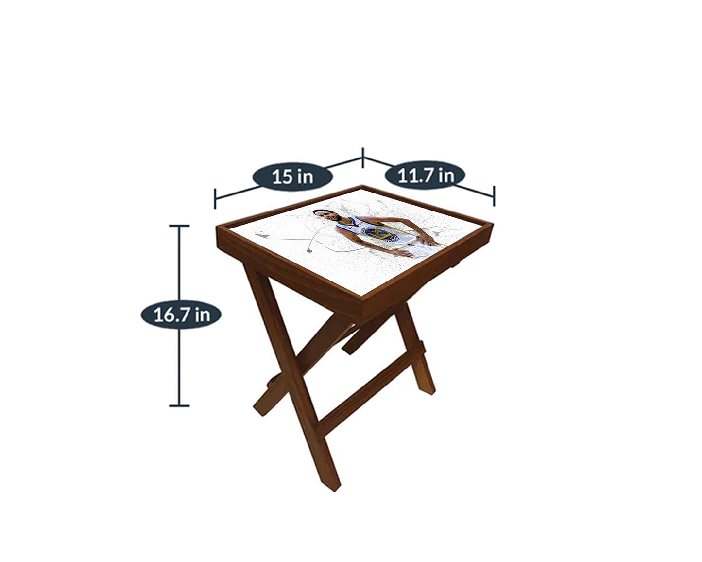 Stephen Curry Splash Effect Coffee and Laptop Table