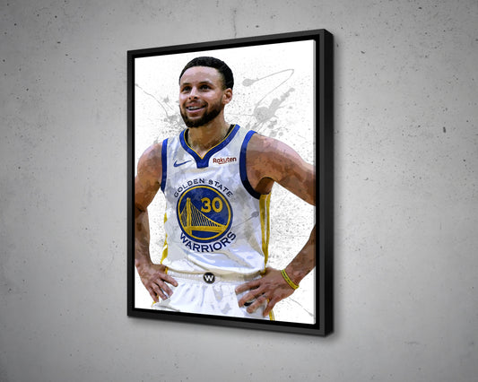 Stephen Curry Canvas Wall Art
