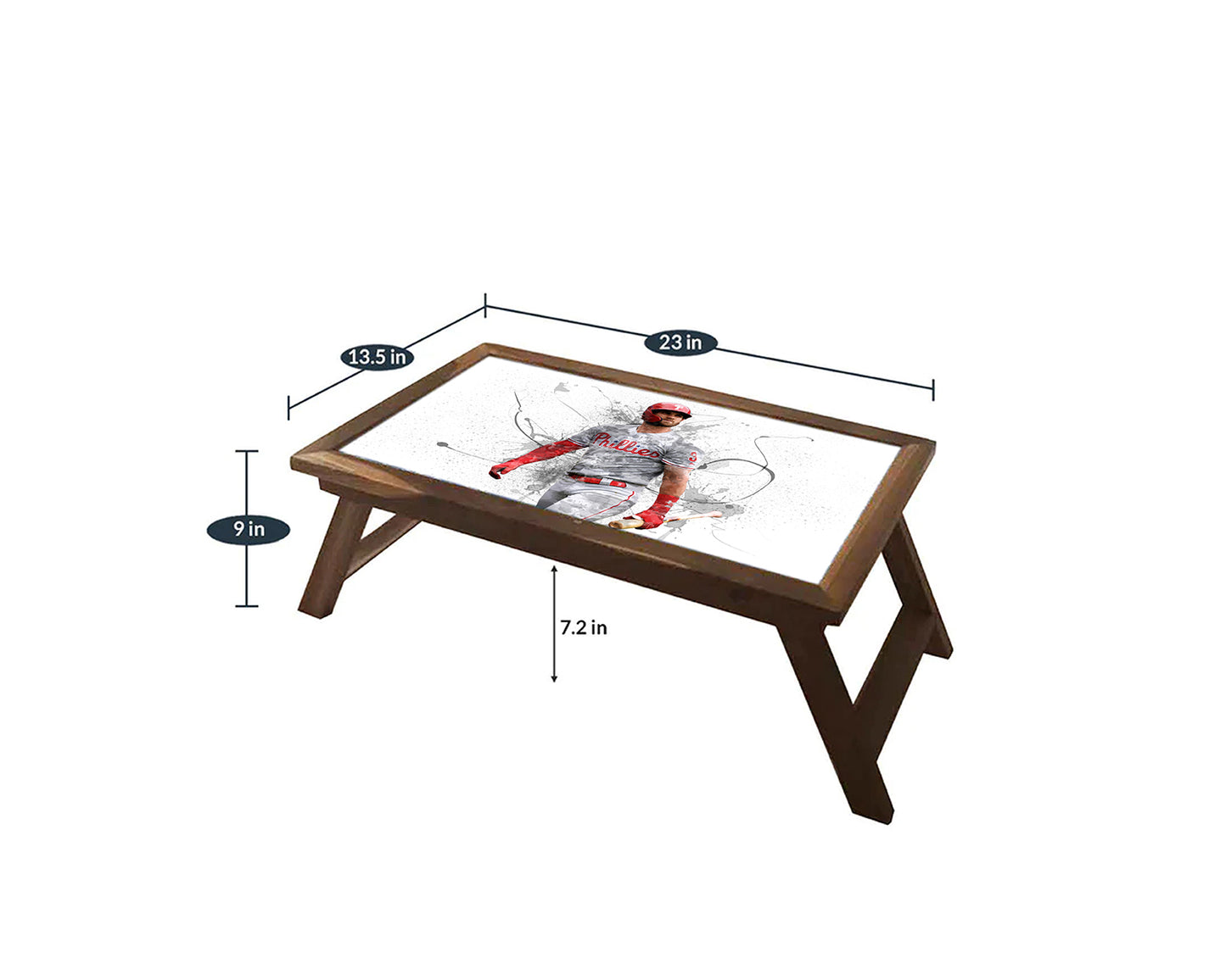 Bryce Harper Splash Effect Coffee and Laptop Table