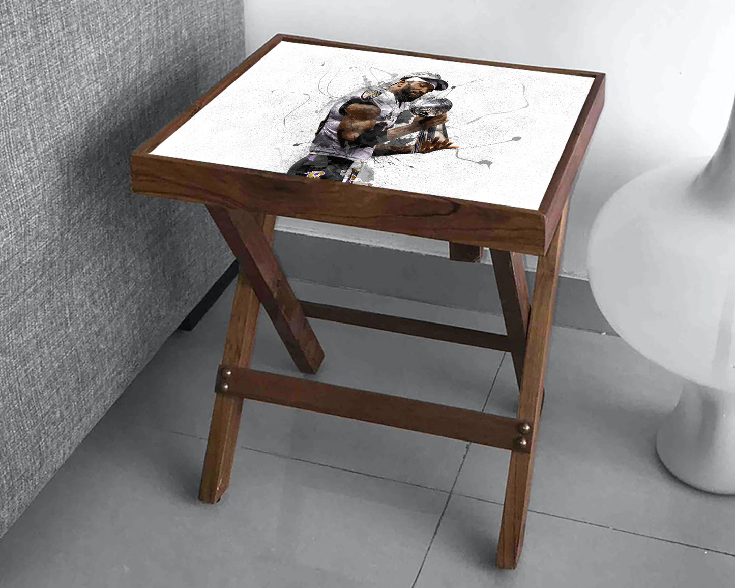 Ed Reed Splash Effect Coffee and Laptop Table