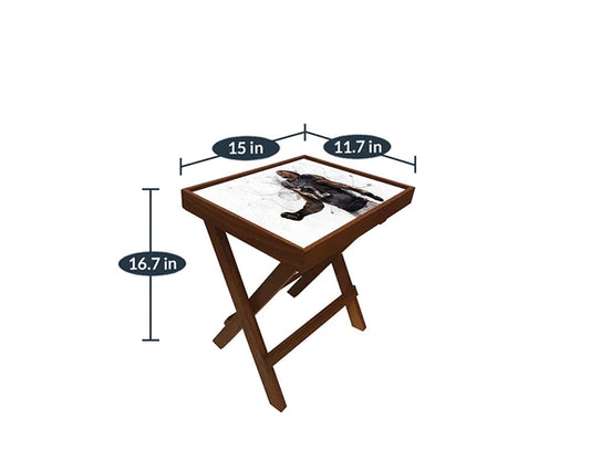 Ray Lewis Splash Effect Coffee and Laptop Table