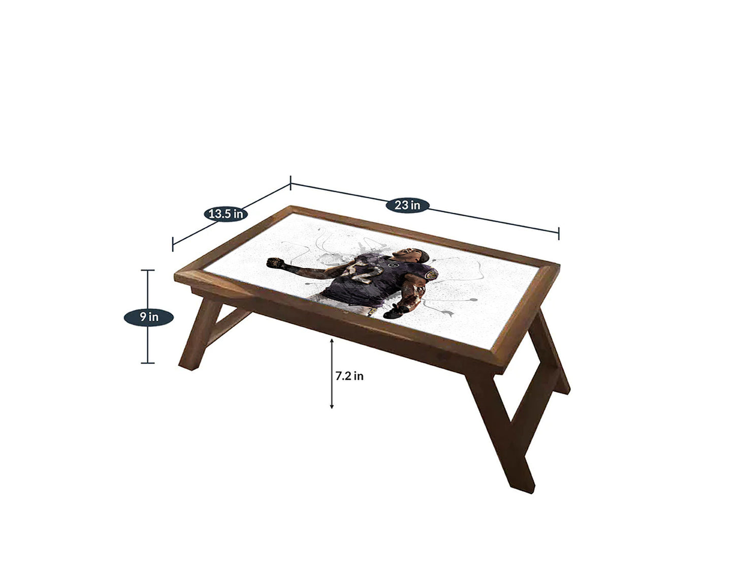 Ray Lewis Splash Effect Coffee and Laptop Table