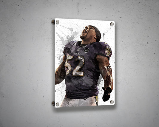 Ray Lewis Canvas Wall Art