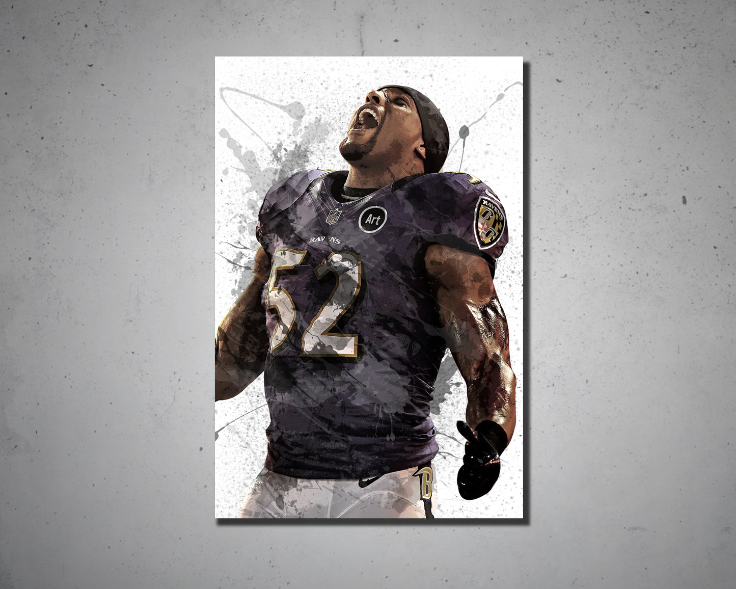 Ray Lewis Canvas Wall Art