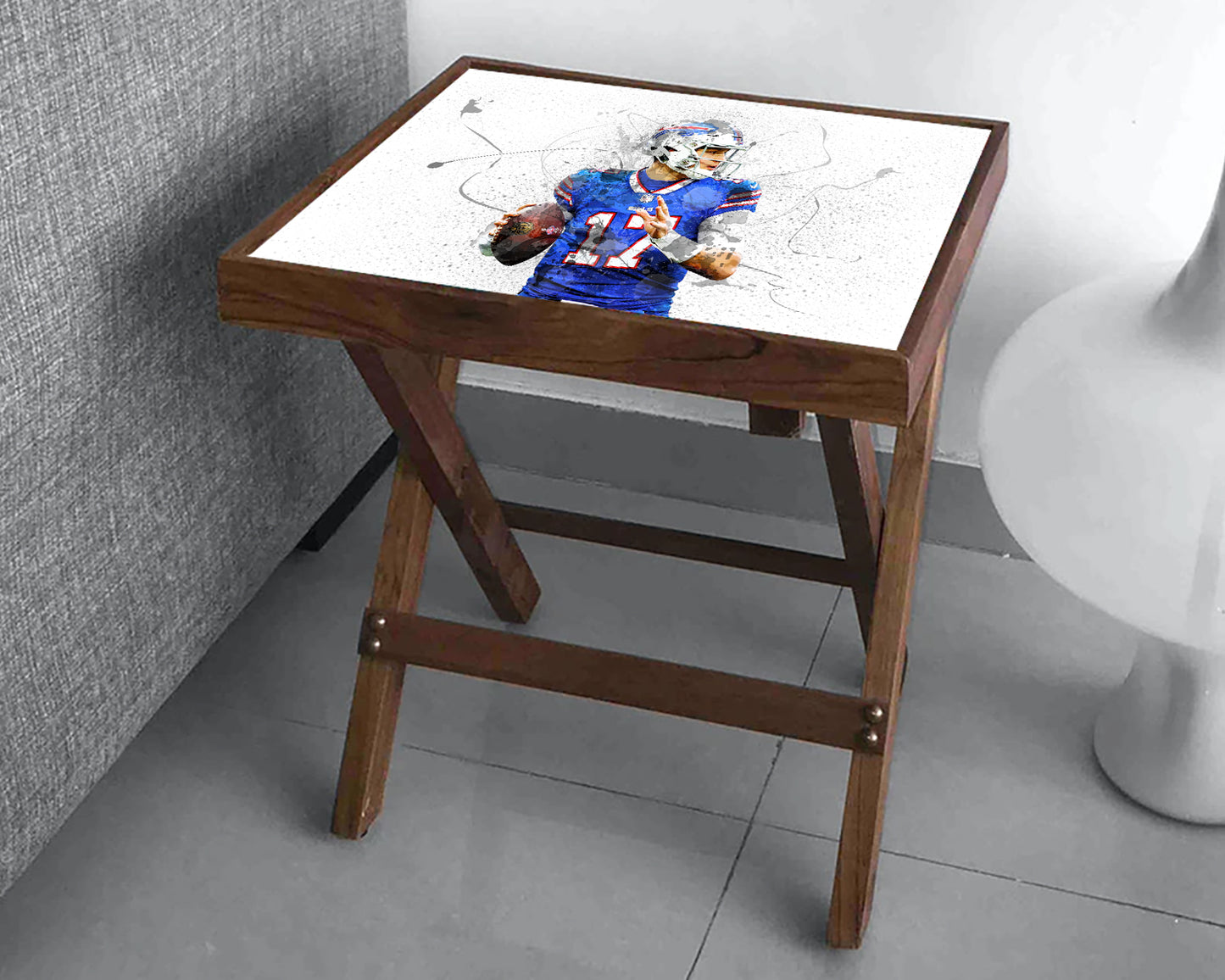Josh Allen Splash Effect Coffee and Laptop Table