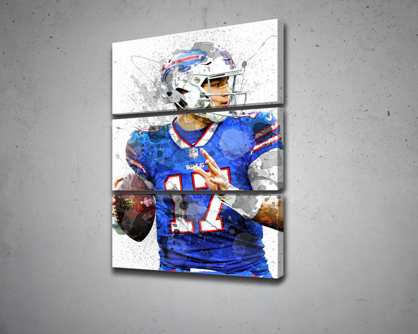 Josh Allen Buffalo Bills Canvas Wall Art