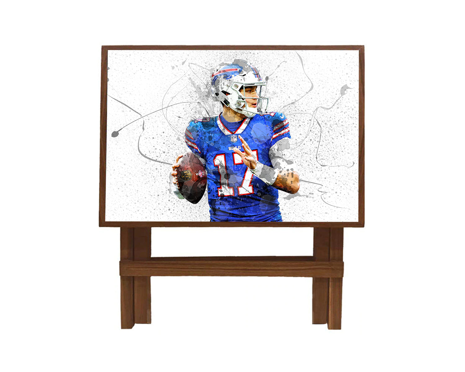 Josh Allen Splash Effect Coffee and Laptop Table