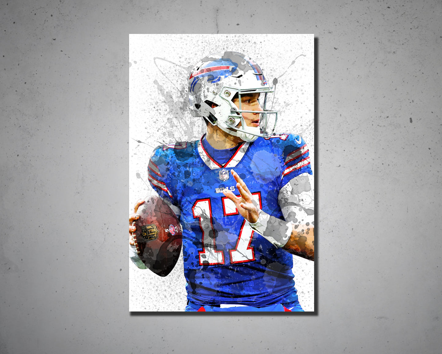 Josh Allen Buffalo Bills Canvas Wall Art