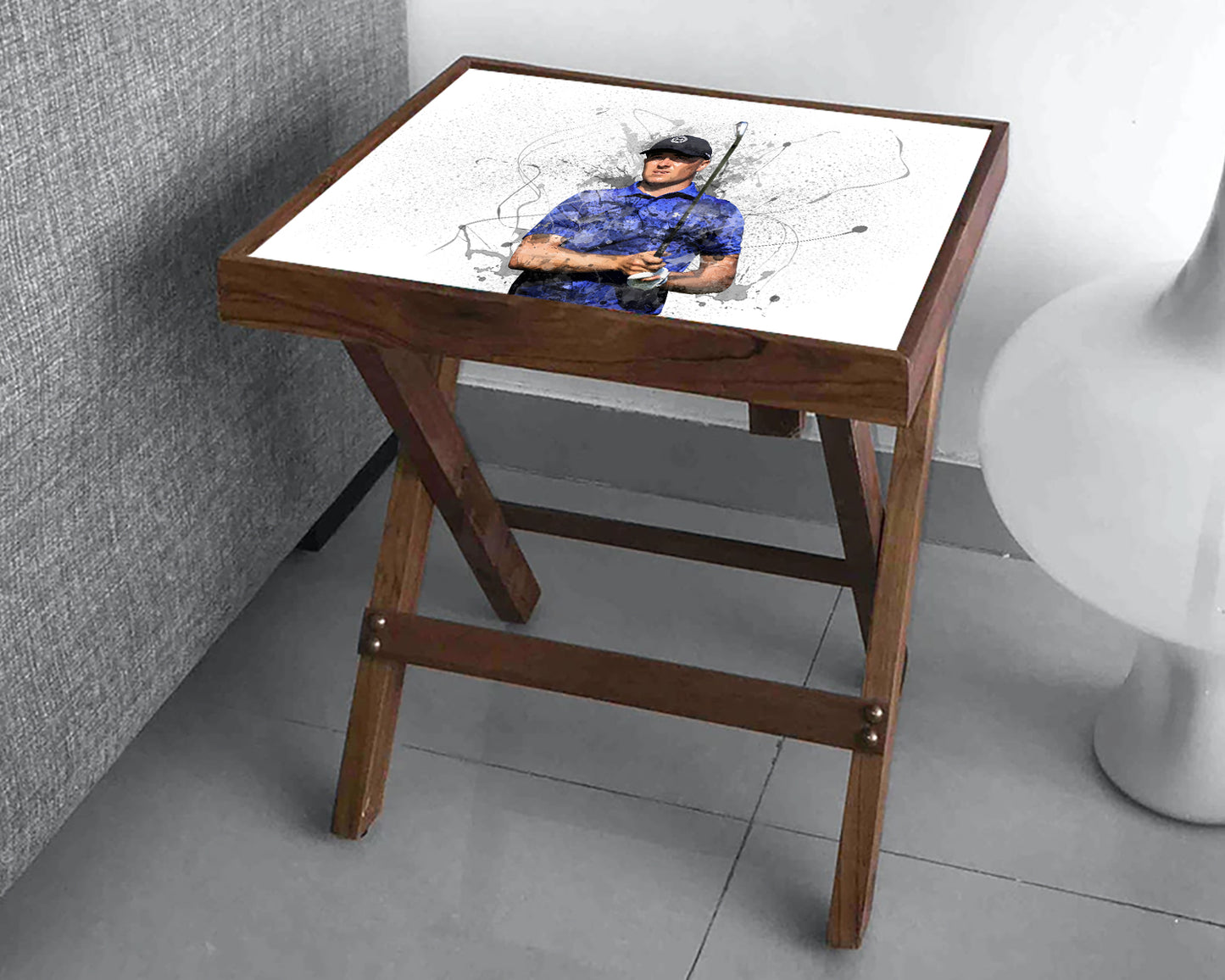 Jordan Spieth Splash Effect Coffee and Laptop Table