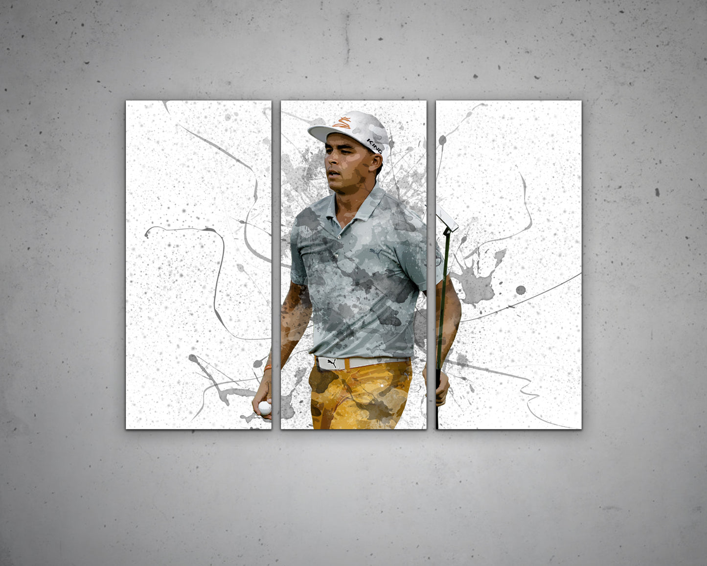 Rickie Fowler Canvas Wall Art