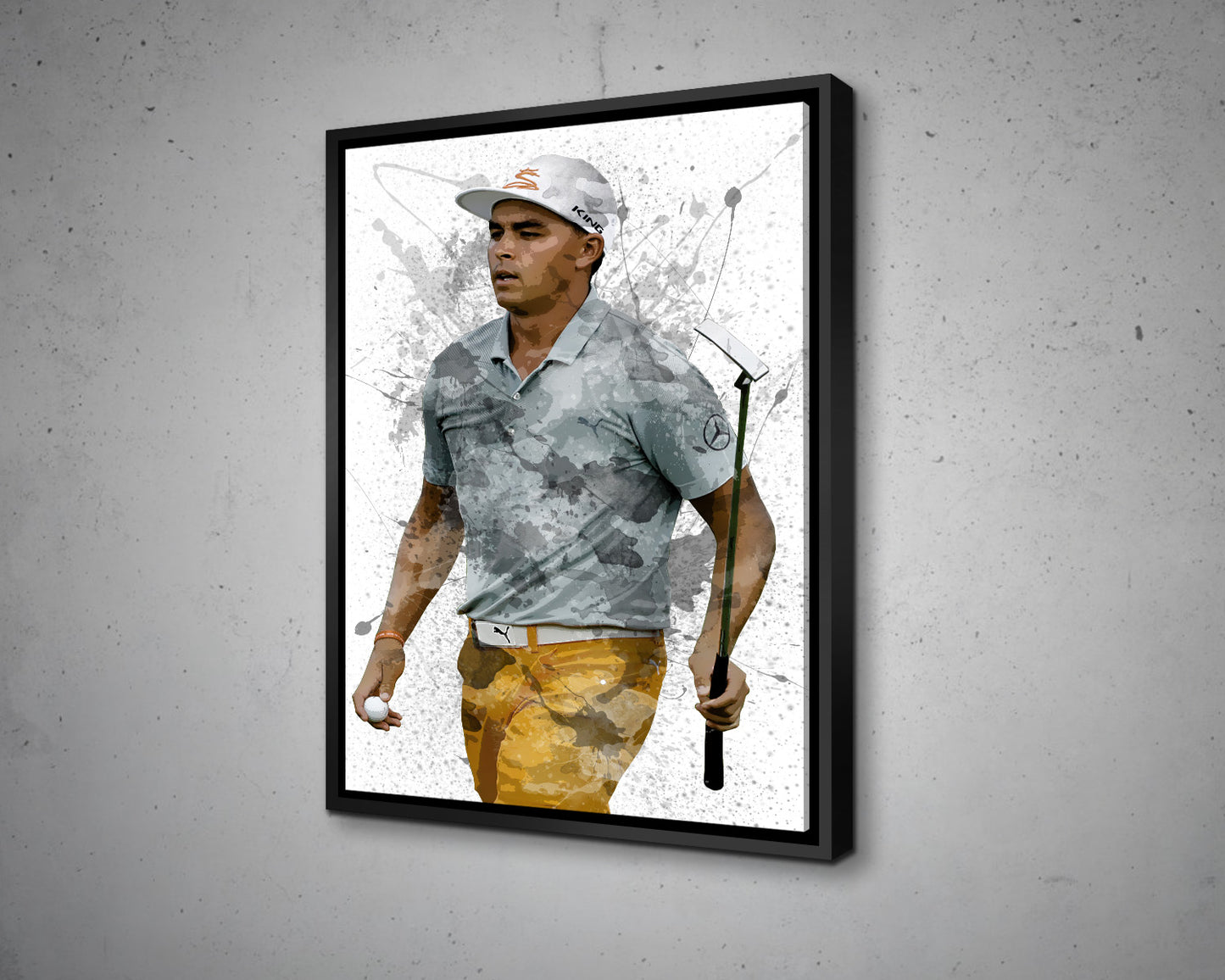 Rickie Fowler Canvas Wall Art