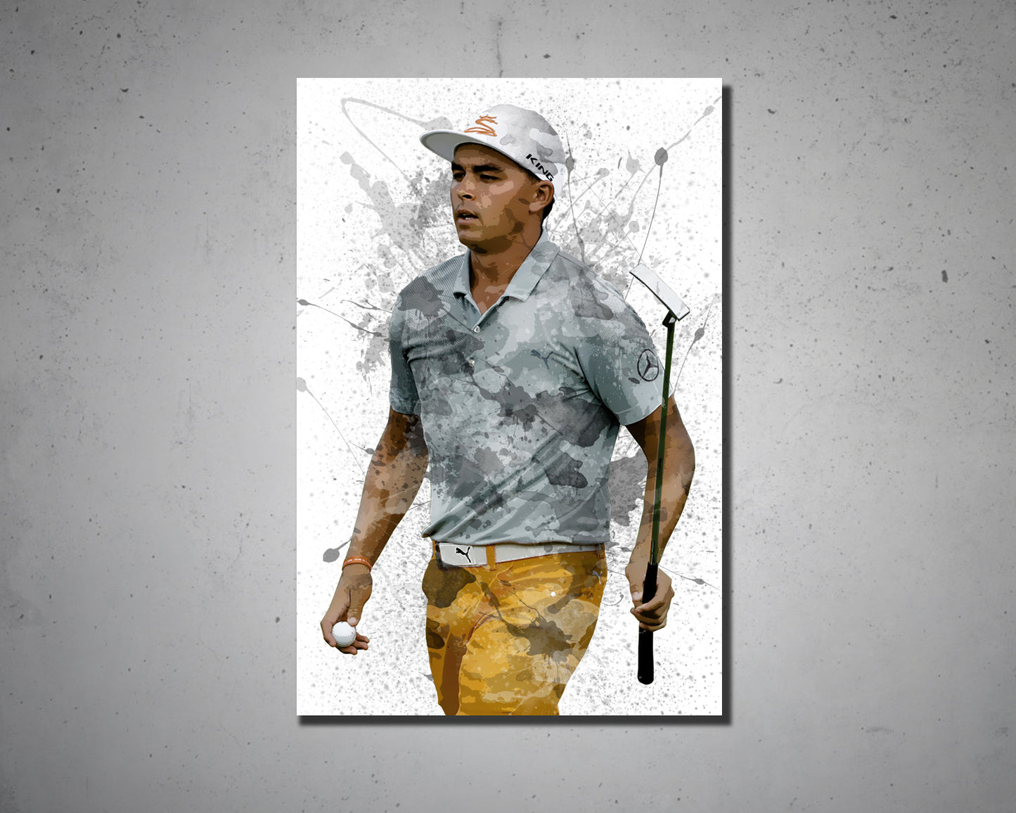 Rickie Fowler Canvas Wall Art