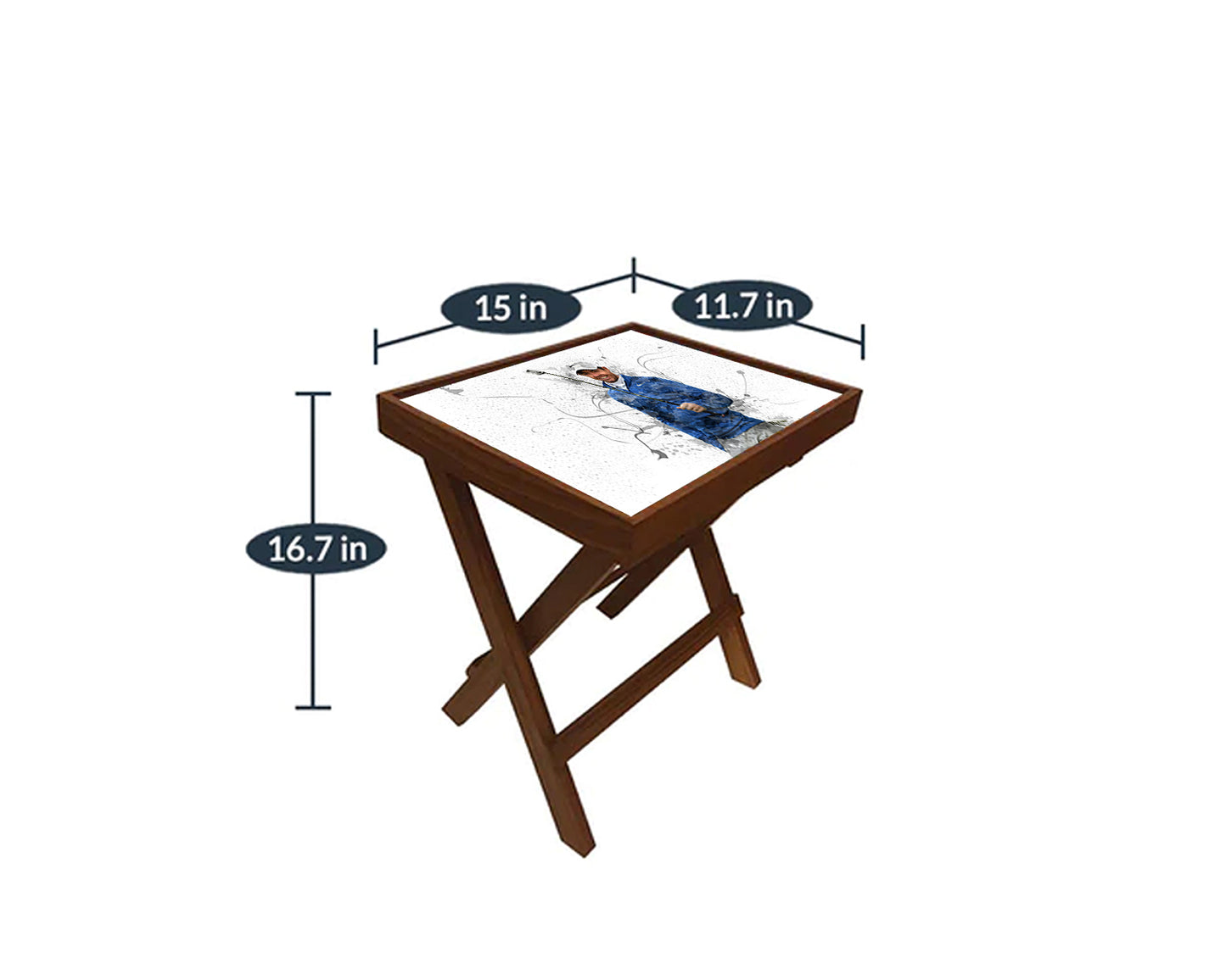 Rory Mcilroy Splash Effect Coffee and Laptop Table