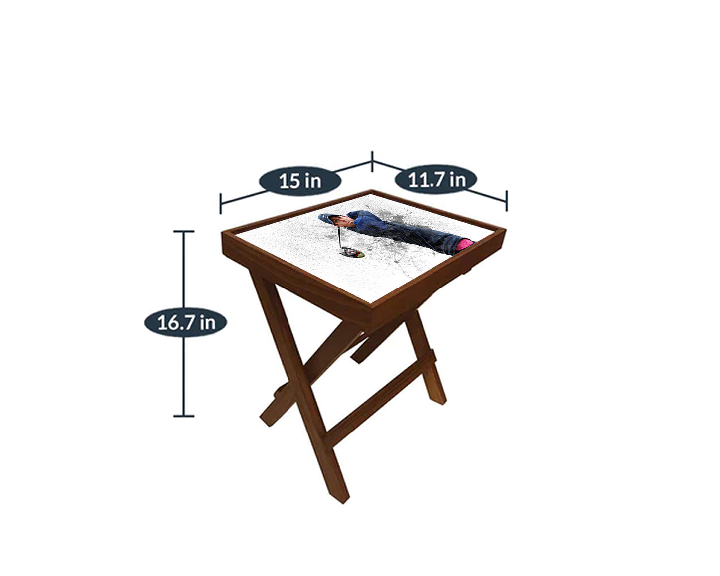 Rory Mcilroy Splash Effect Coffee and Laptop Table