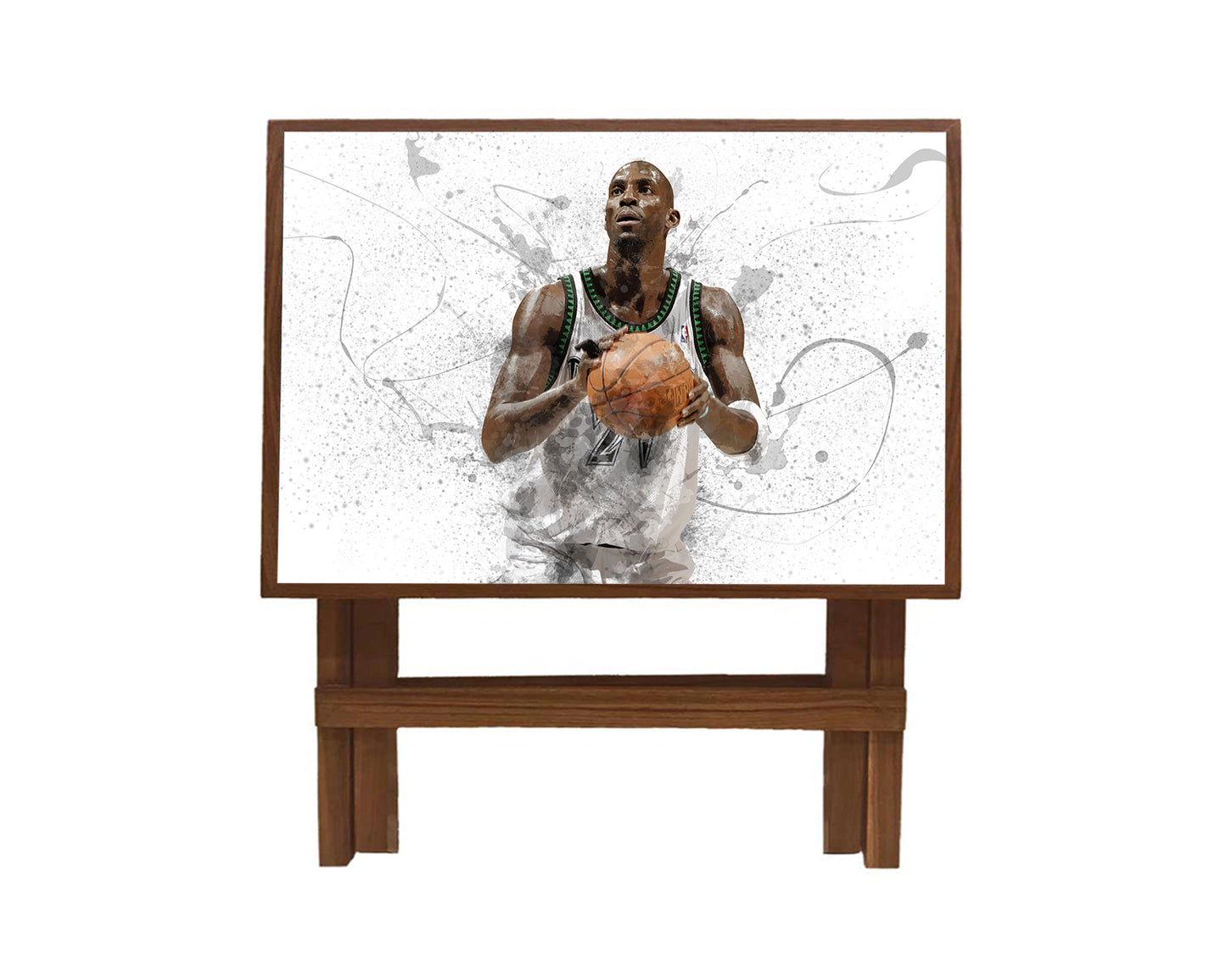 Kevin Garnett Splash Effect Coffee and Laptop Table