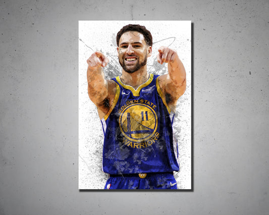 Klay Thompson Canvas Wall Art