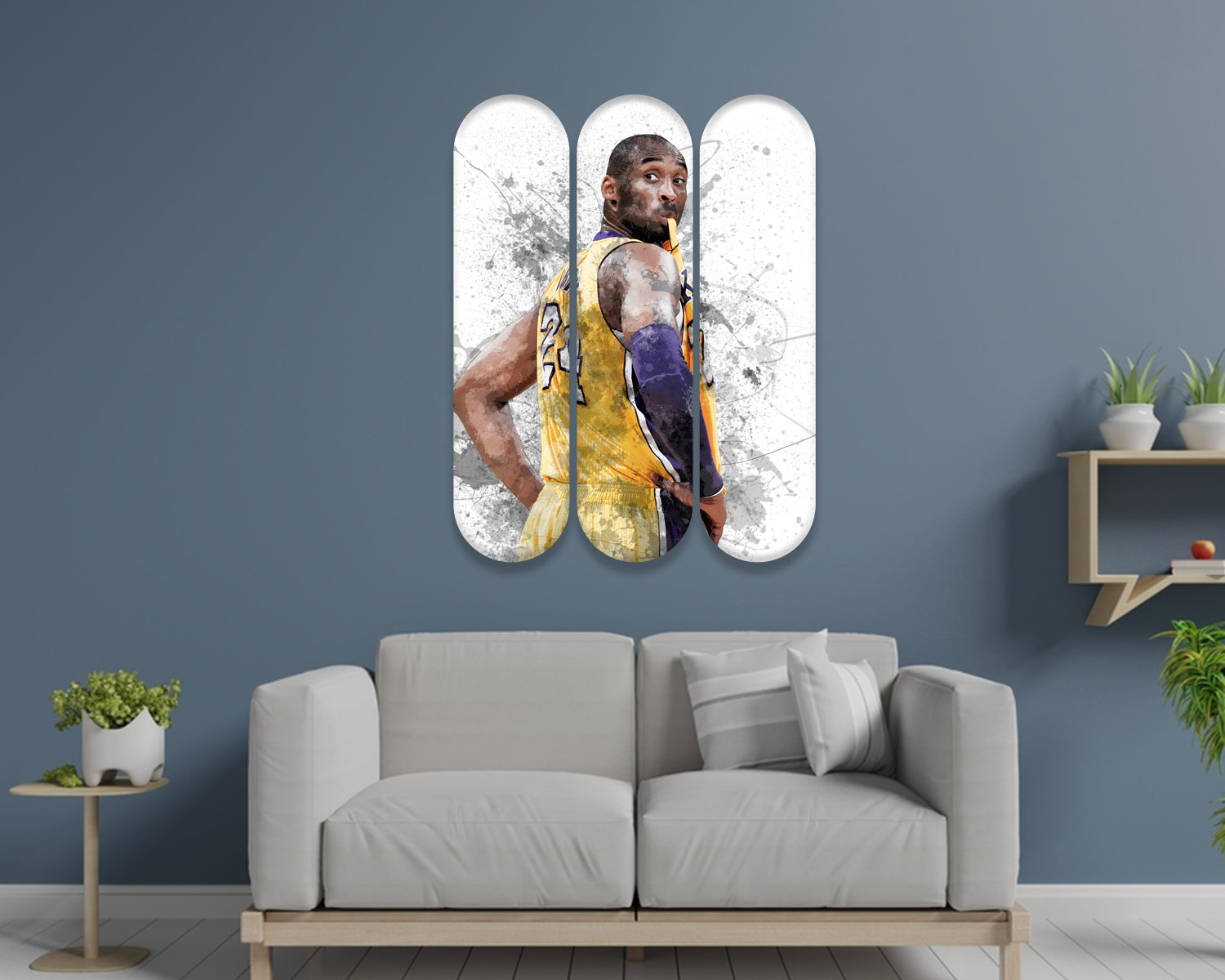 Kobe Bryant Acrylic Skateboard Wall Art