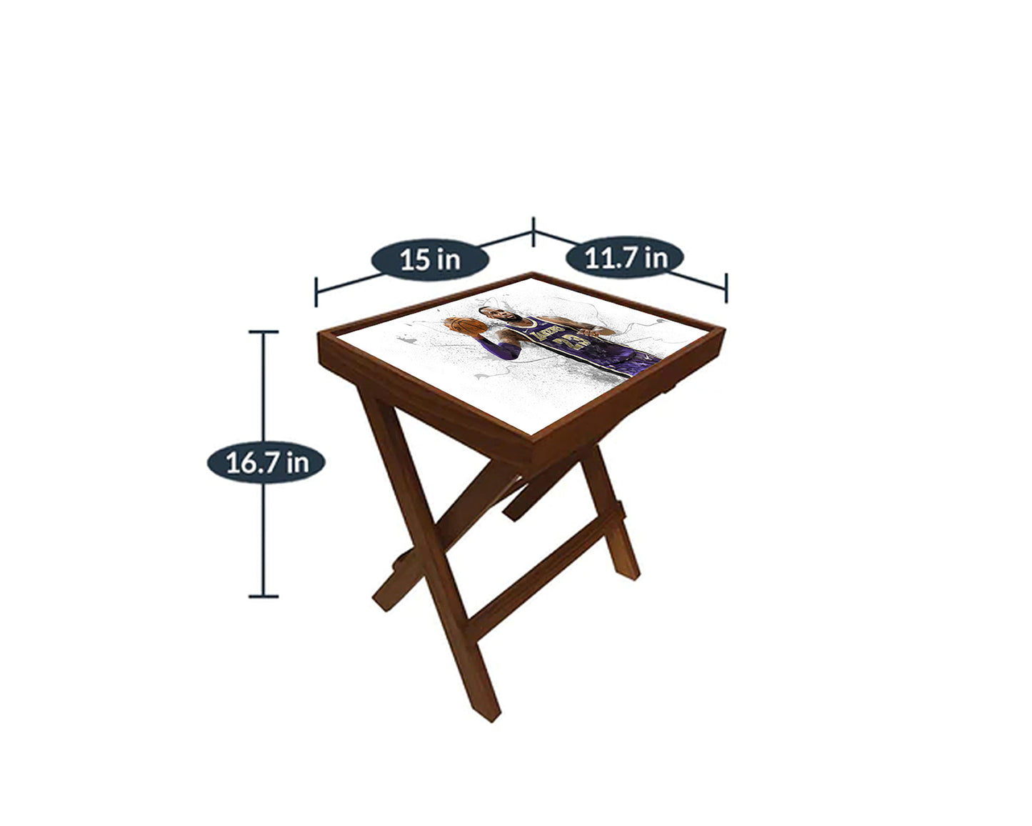 Lebron James Splash Effect Coffee and Laptop Table