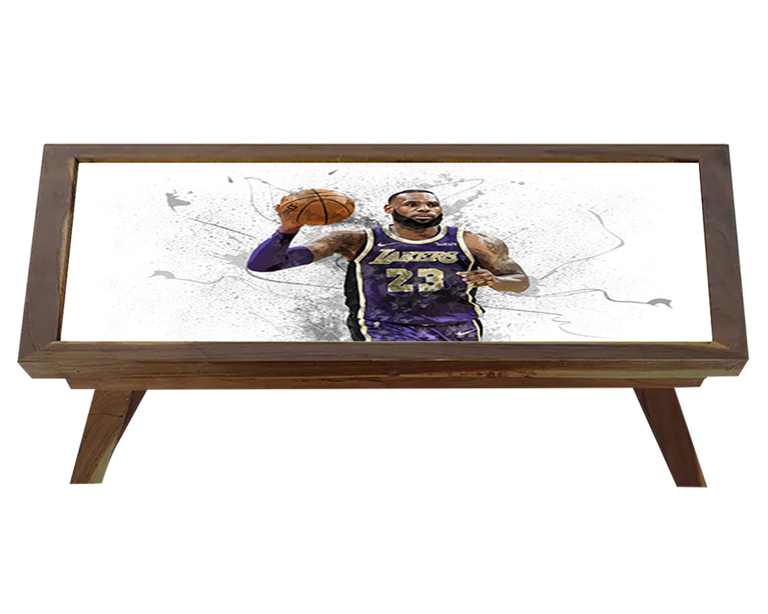 Lebron James Splash Effect Coffee and Laptop Table