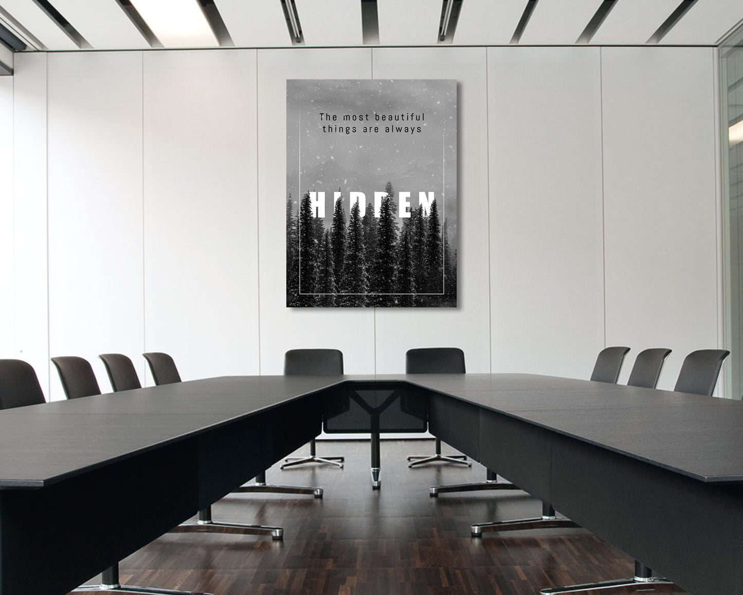 Great things never came from comfort zones Canvas Wall Art