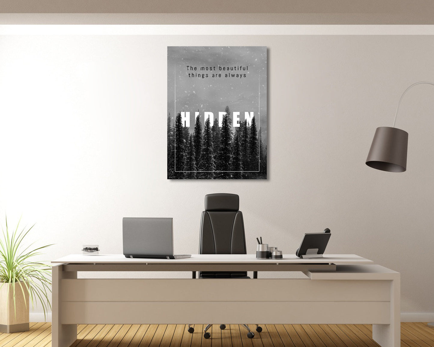 Great things never came from comfort zones Canvas Wall Art