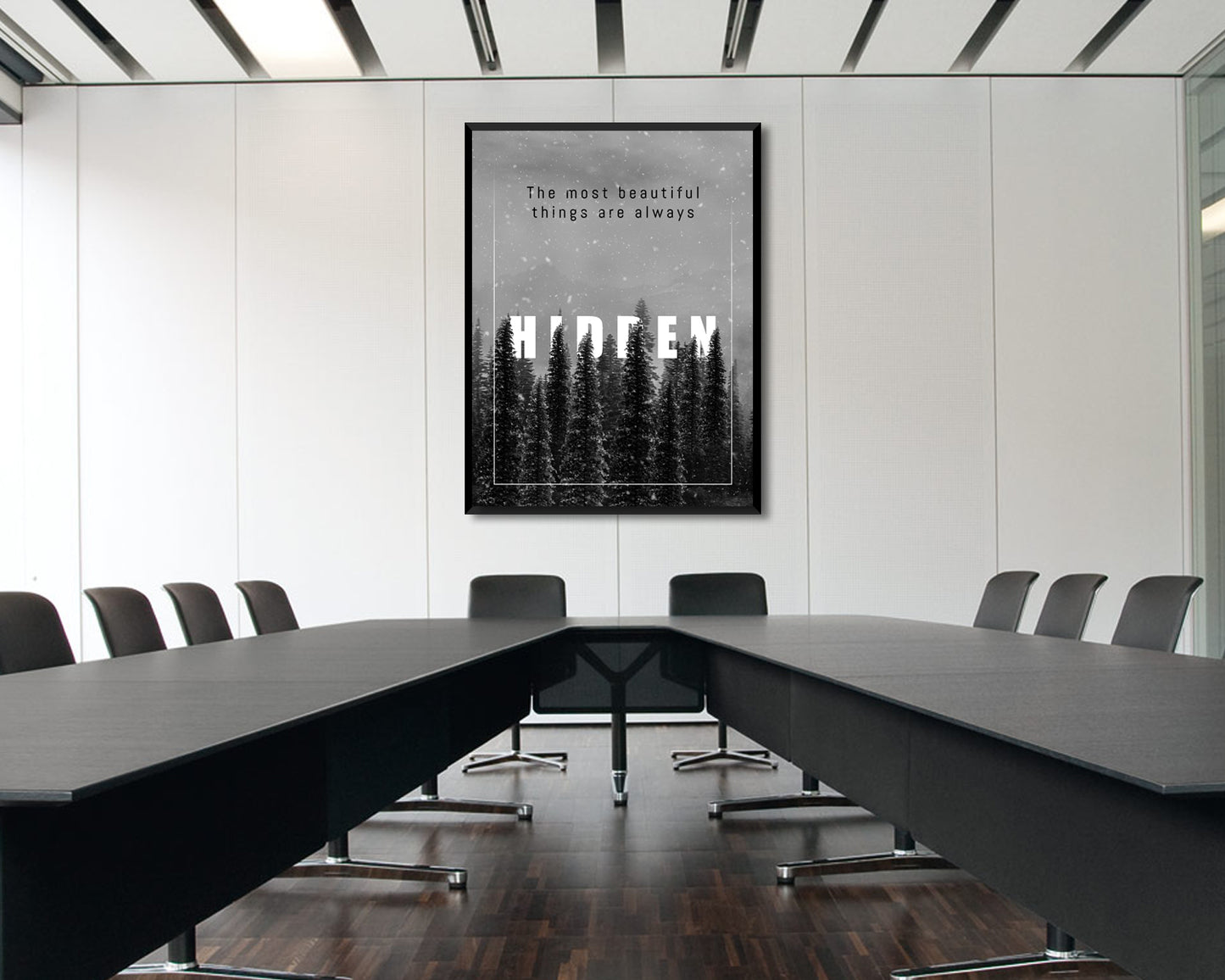 The most beautiful things are always Canvas Wall Art
