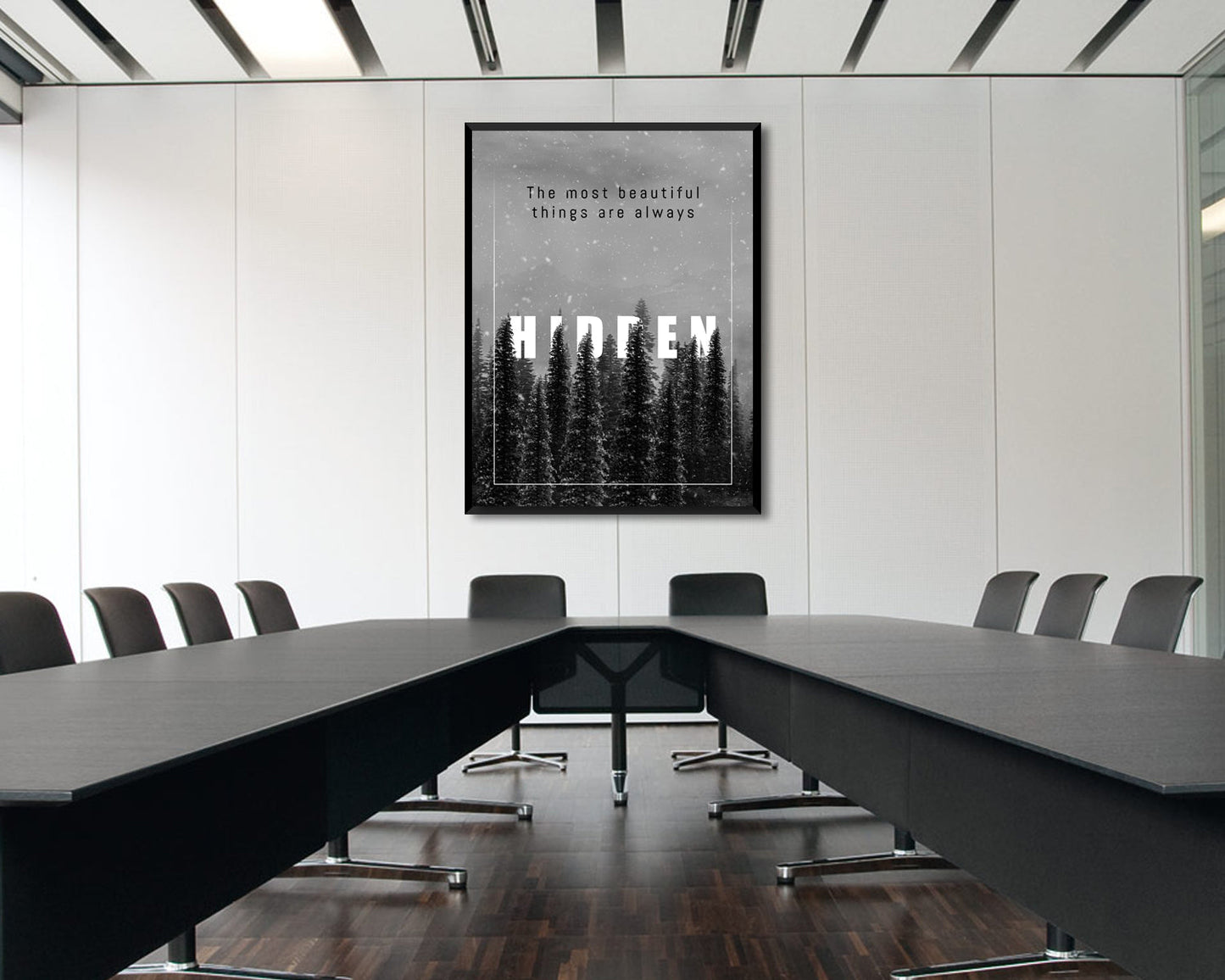 Great things never came from comfort zones Canvas Wall Art