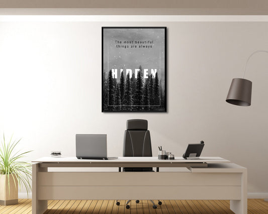 Great things never came from comfort zones Canvas Wall Art