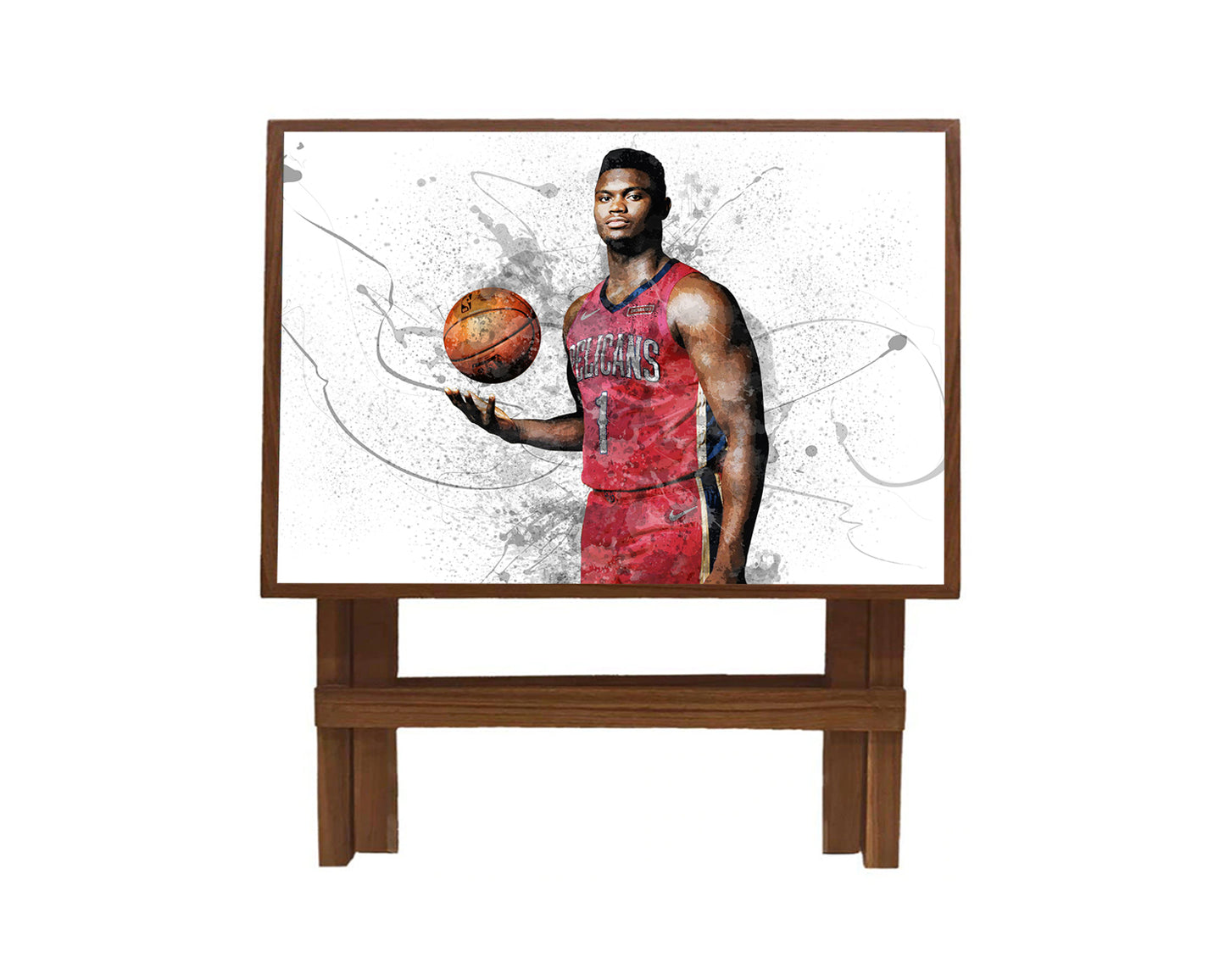 Zion Williamson Splash Effect Coffee and Laptop Table