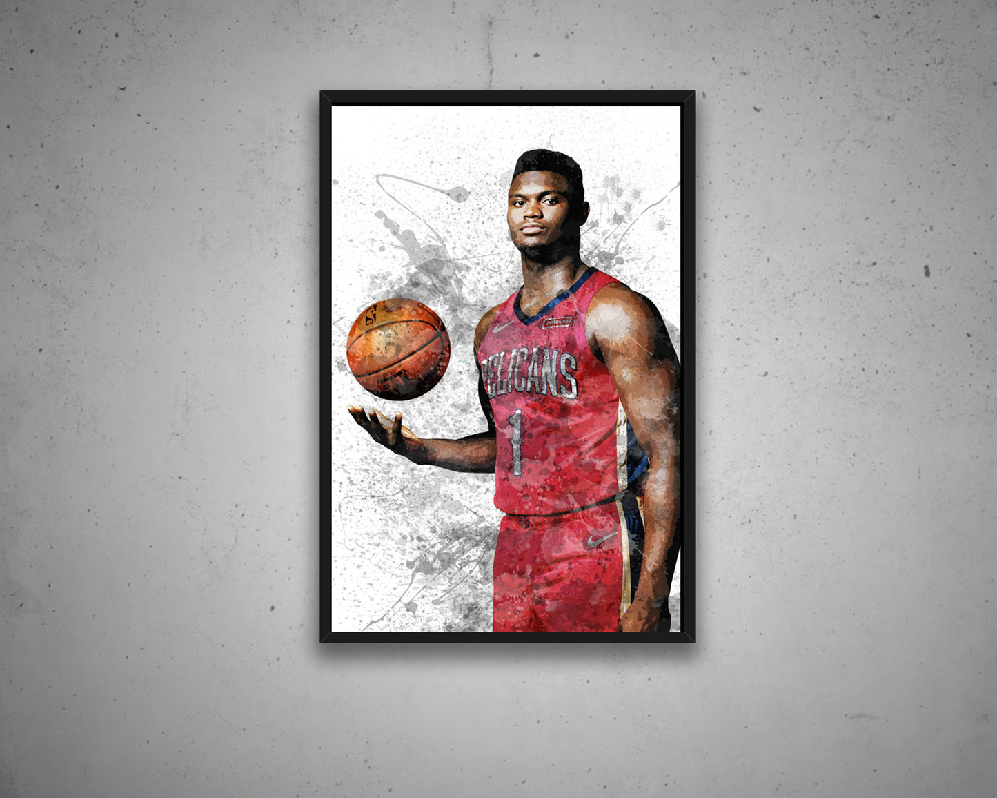 Zion Williamson Canvas Wall Art