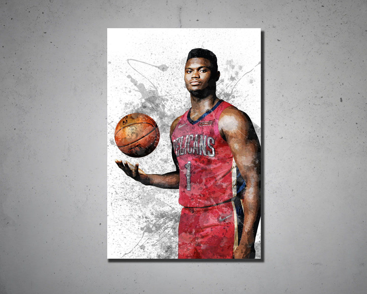 Zion Williamson Canvas Wall Art