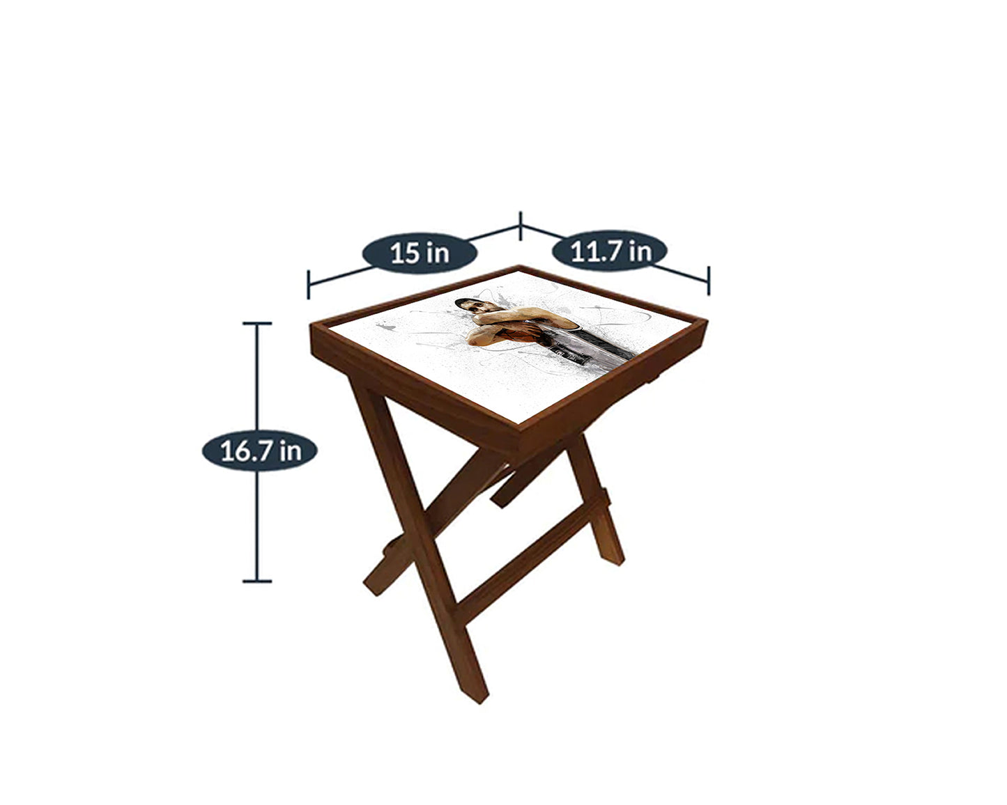Tim Duncan Splash Effect Coffee and Laptop Table