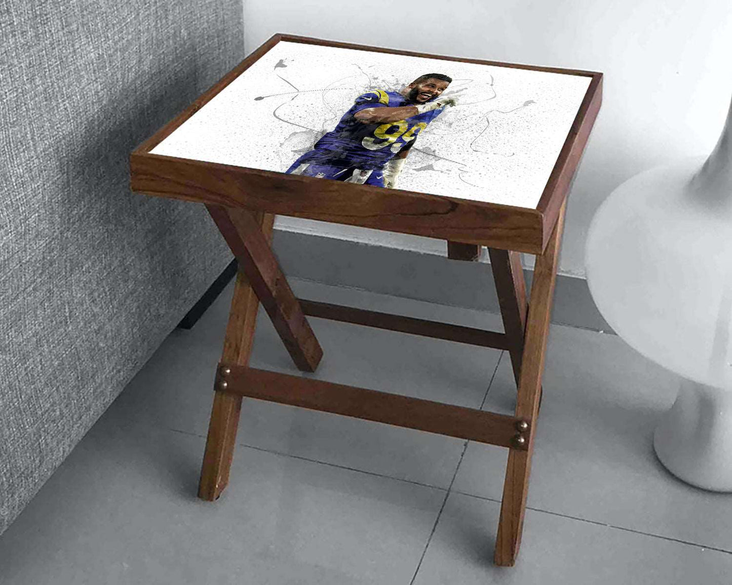 Aaron Donald Splash Effect Coffee and Laptop Table 