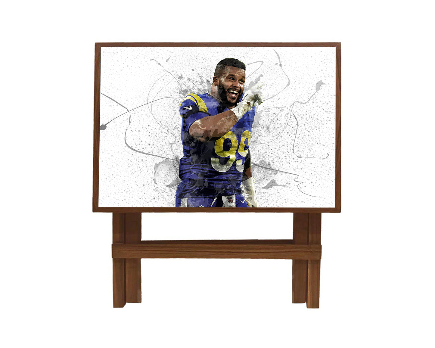 Aaron Donald Splash Effect Coffee and Laptop Table